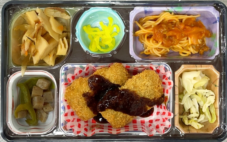 【本日のお弁当】6月1日（月）サクサク！いか野菜カツ弁当